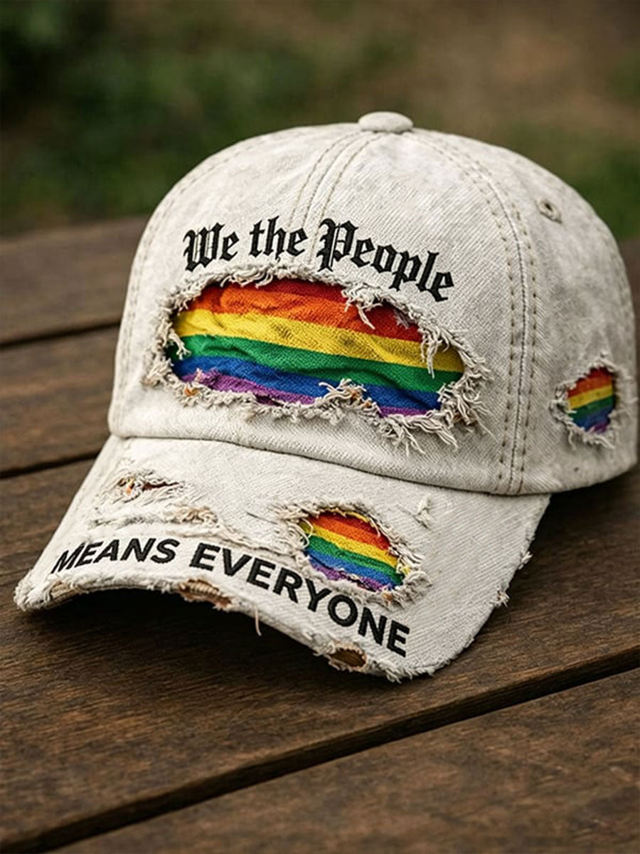 Unisex We The People Means Everyon  Hat