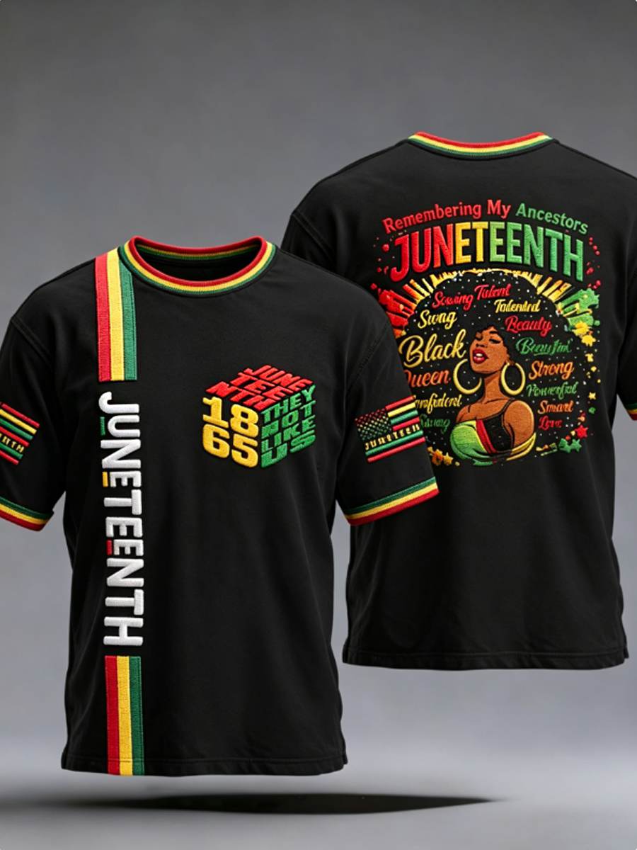 Men's Juneteenth They Not Like Us Since 1865 Print Tee