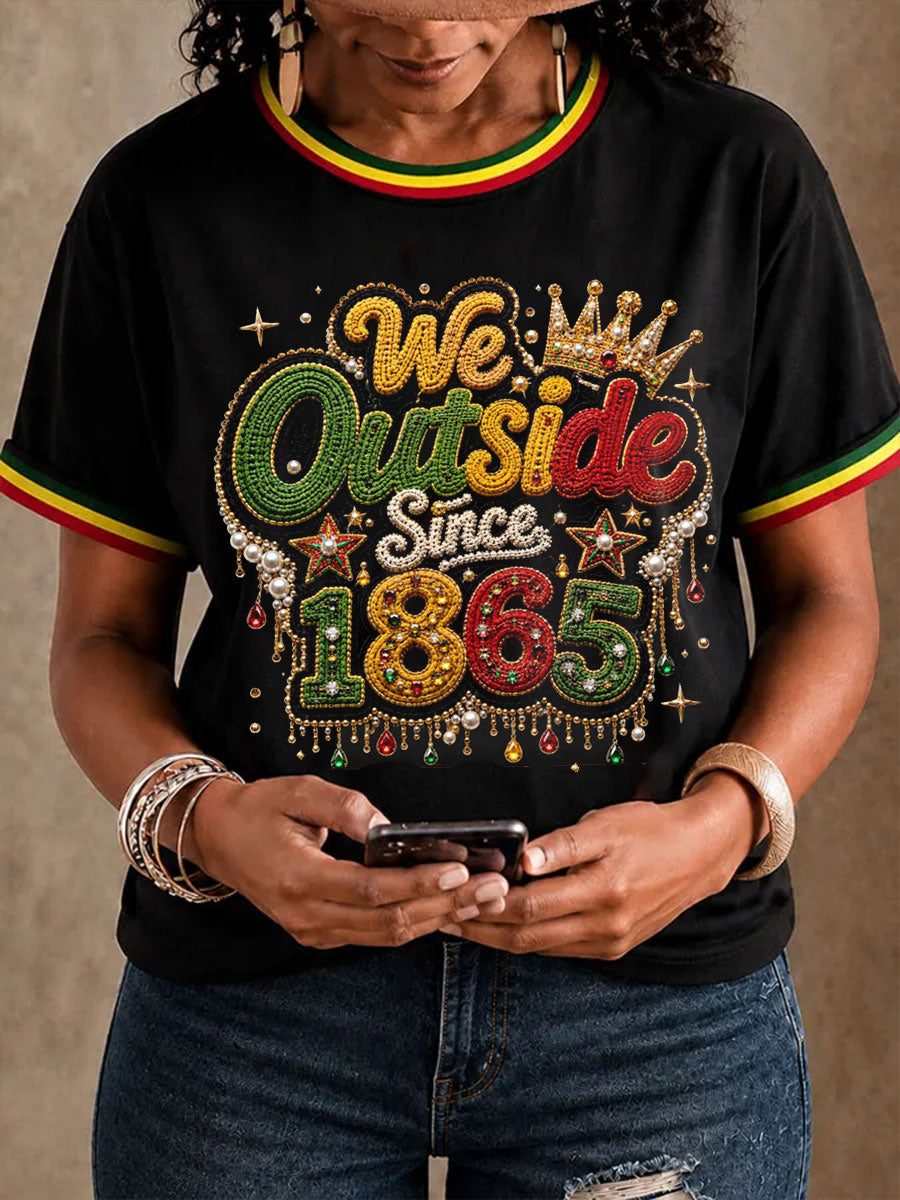 Women's WE Outside Since 1865 Short-sleeved T-shirt