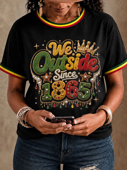 Women's WE Outside Since 1865 Short-sleeved T-shirt
