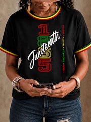 Women's Juneteenth 1865 Short-sleeved T-shirt