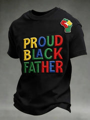 Men's Juneteenth  Print Casual Tee