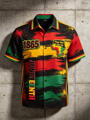 Men's Juneteenth They Not Like Us Since 1865 Print Casual Shirt