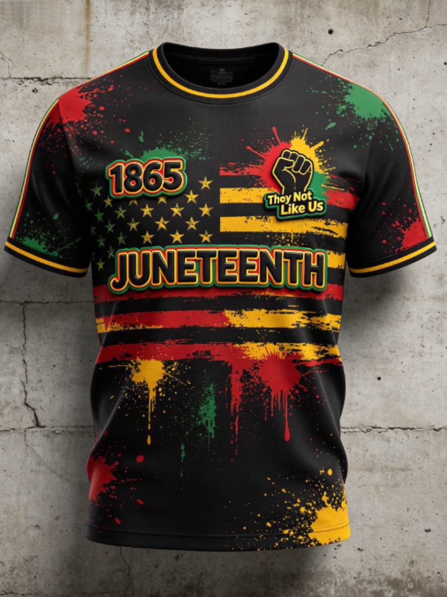 Men's Juneteenth They Not Like Us Since 1865 t-shirt
