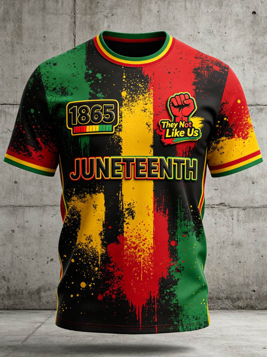 Men's Juneteenth They Not Like Us Since 1865 t-shirt