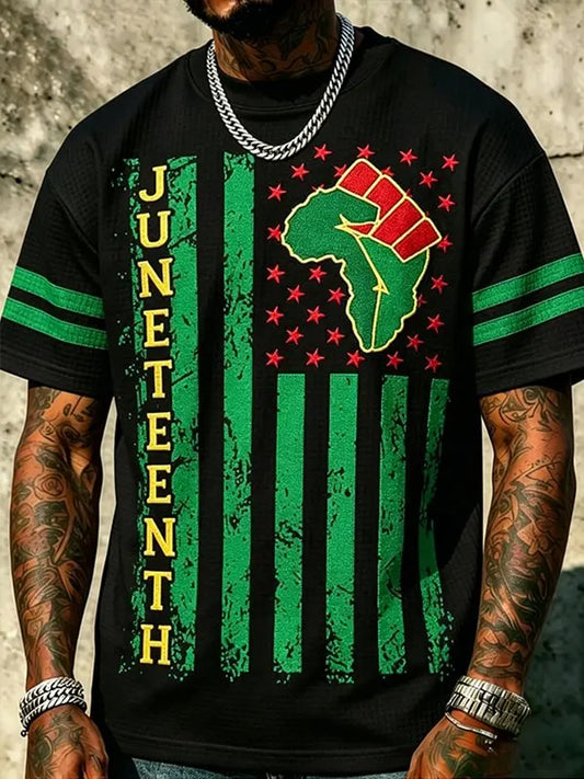 Men's Juneteenth 1865 Art Print Short Sleeve  T-shirt
