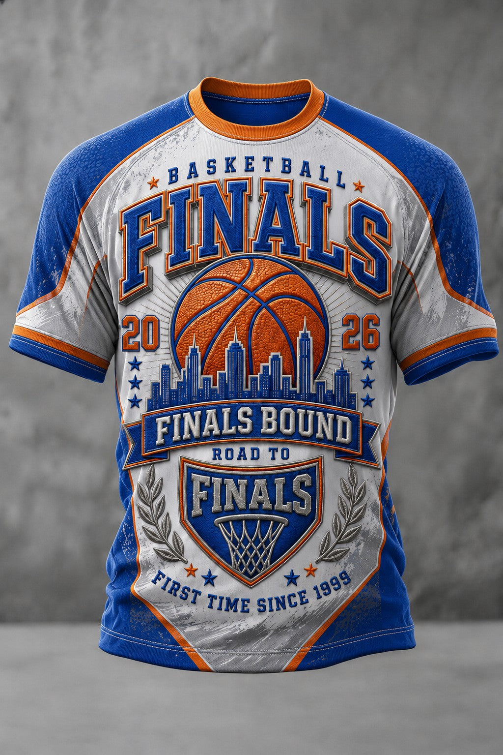 Men's New York Basketball Printed T-shirt
