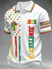 Men's Juneteenth 1865 polo shirt