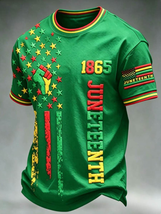 Men's Juneteenth 1865 short sleeves t-shirt