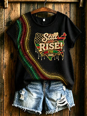 Women's Juneteenth Print Casual Tee