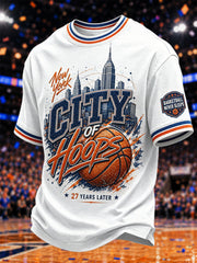 Men's Gift For Basketball Fans Print Casual Tee