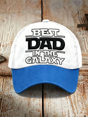 Men's “Best Dad In The Galaxy” Father's Day Fun Casual Unisex  Hat