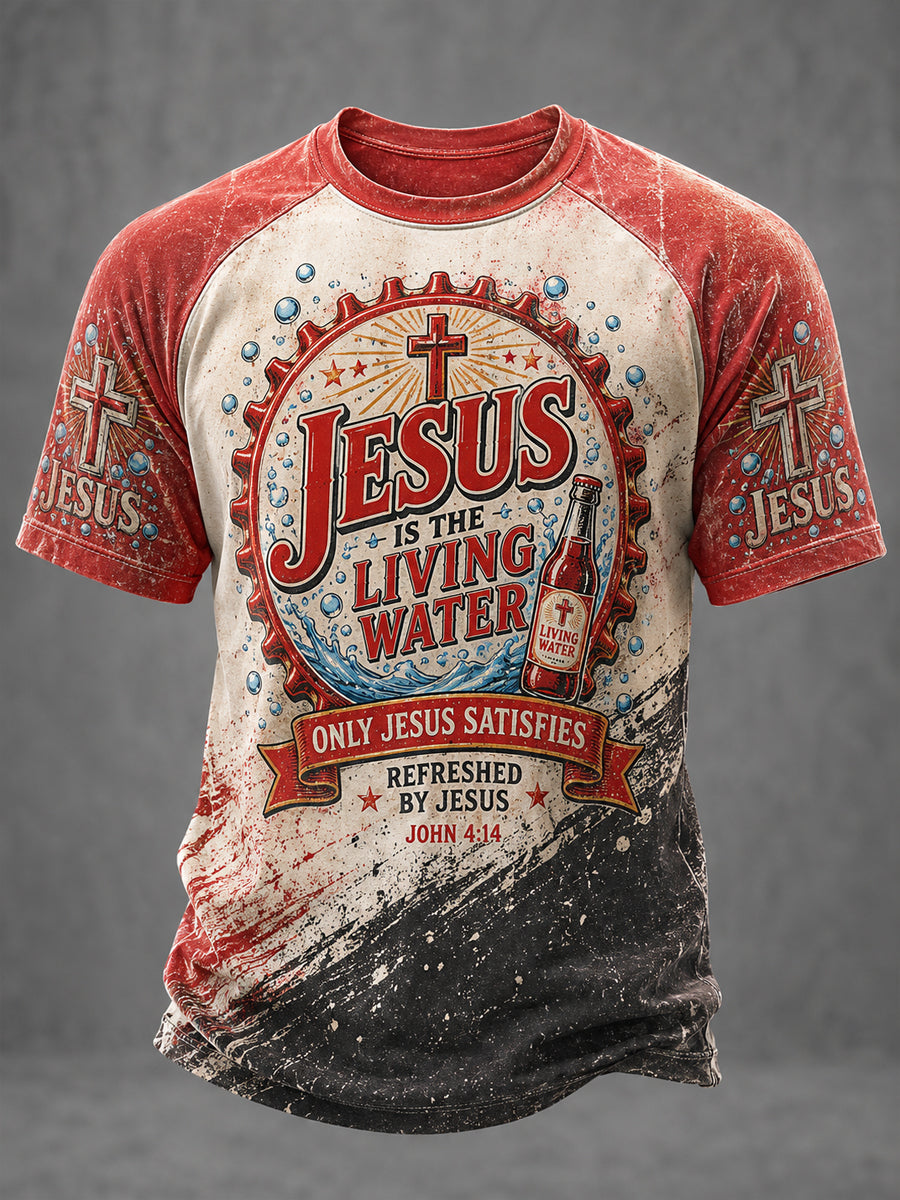 Men's Faith Printed Casual short sleeves t-shirt