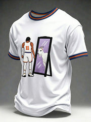 Men's MVP Basketball Player Inspired Casual T-shirt