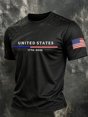 Men's United States 1776-2026 Short Sleeves T-shirt