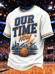 Men's Gift For Basketball Fans Print Casual Tee