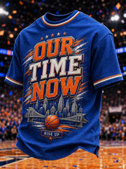 Men's Gift For Basketball Fans Print Casual Tee