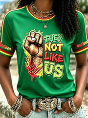 Women's Juneteenth They Not Like Us Since 1865 T-shirt