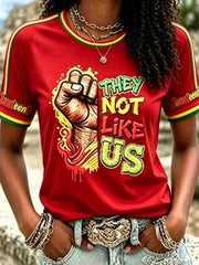 Women's Juneteenth They Not Like Us Since 1865 T-shirt
