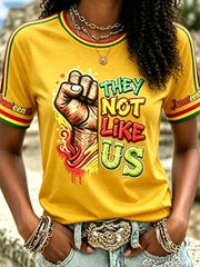 Women's Juneteenth They Not Like Us Since 1865 T-shirt