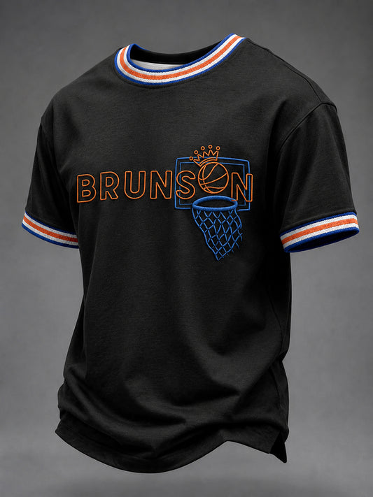 Men's Classic Basketball Fan Graphic T-shirt