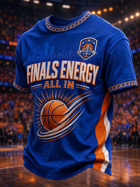 Men's Gift For Basketball Fans Print Casual Tee