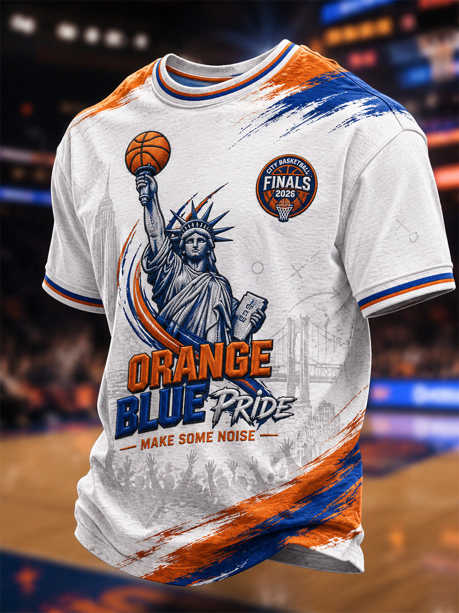 Men's Gift For Basketball Fans Print Casual Tee