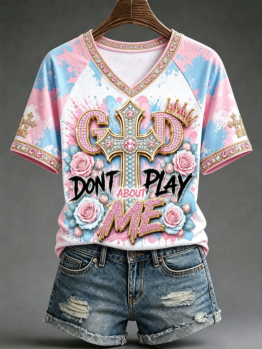 Women's Christian V-neck T-shirts