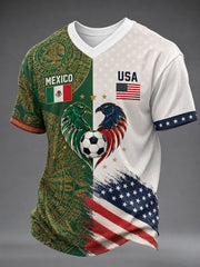 Men's Two-tone National Flag Jersey