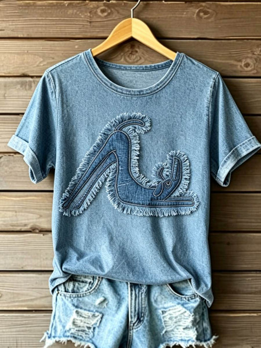 Women's short-sleeved T-shirt