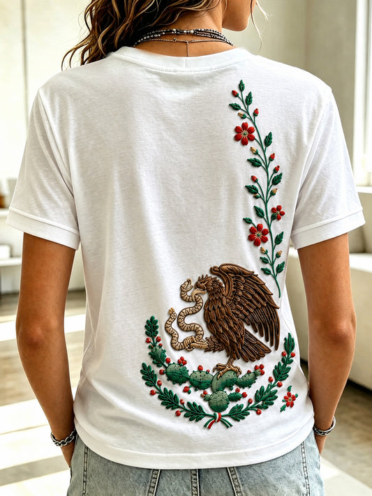 Women's Mexico Lover Art Short Sleeve T-shirt