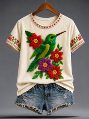 Women's Mexico Guelaguetza Art Printed T-shirt