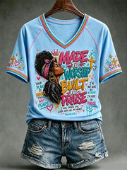 Women's MADE TO WORSHIP BUILT TO PRAISE T-shirt