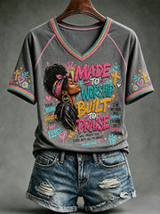 Women's MADE TO WORSHIP BUILT TO PRAISE T-shirt