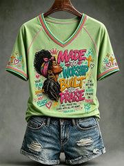 Women's MADE TO WORSHIP BUILT TO PRAISE T-shirt