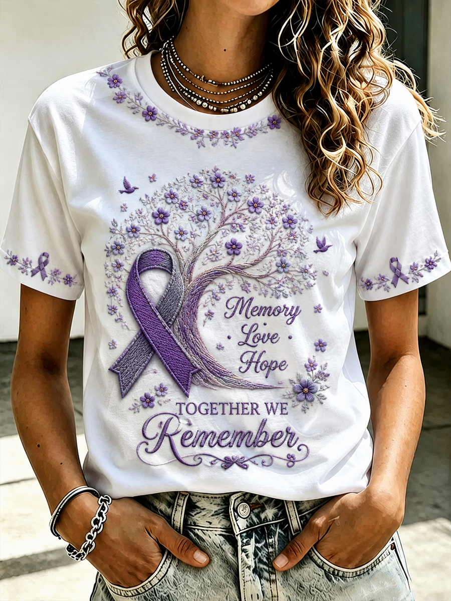 Women's Preventing Alzheimer's disease short-sleeved T-shirt
