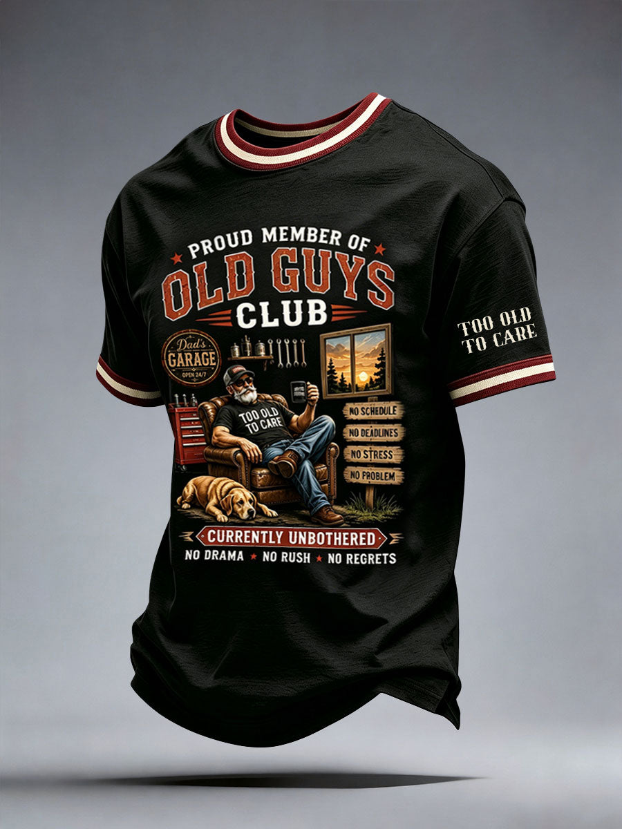 Men's Proud Member Of Old Guys Club T-shirt