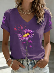 Women's Overdose Awareness  Short Sleeve T-shirt