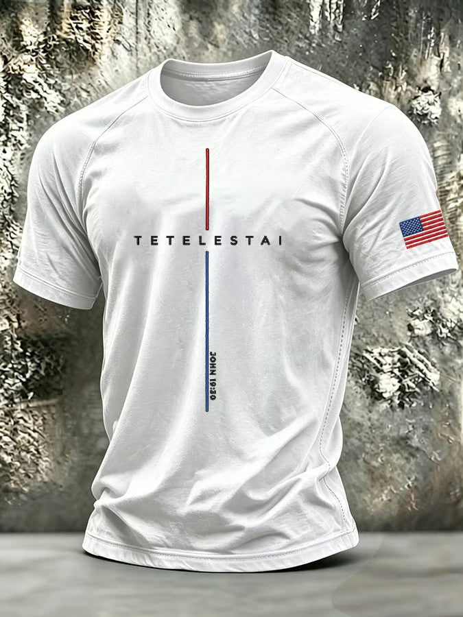 Men's Tetelestai John 19:30 Printed T-shirt