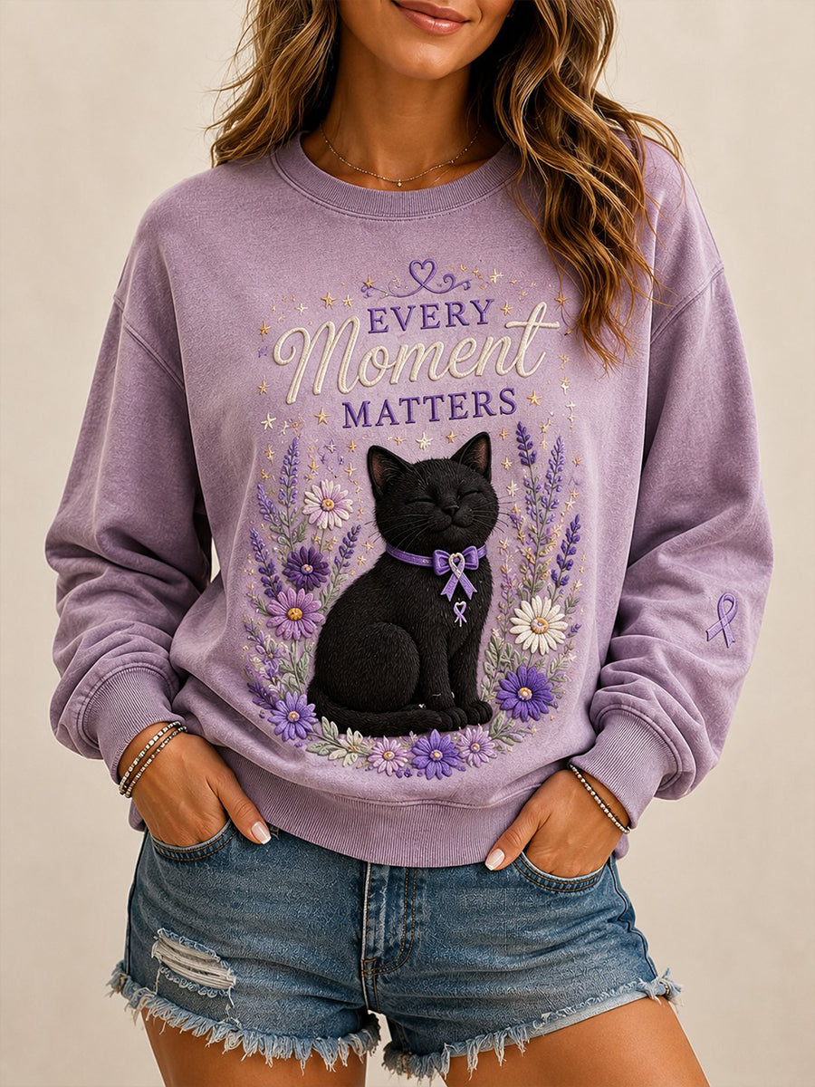 Women's Alzheimer's Awareness Graphic Print Sweatshirt