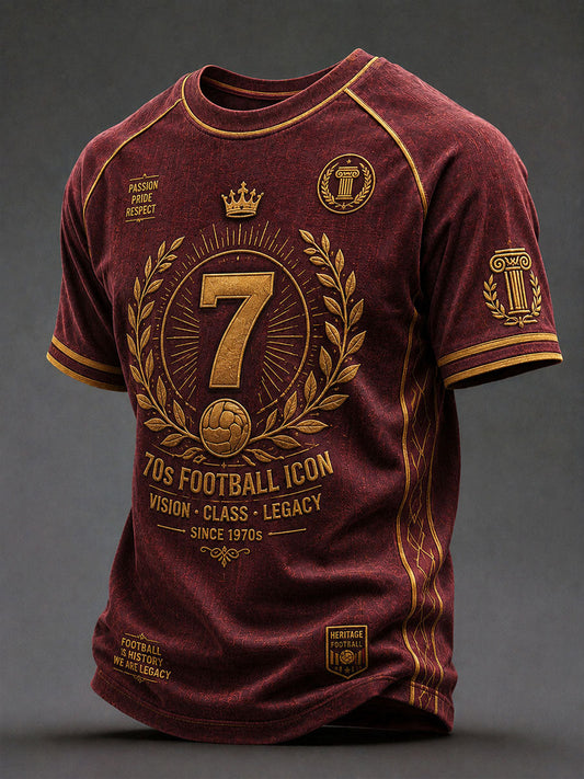 Men's British Football '70s Football Icon' T-Shirts
