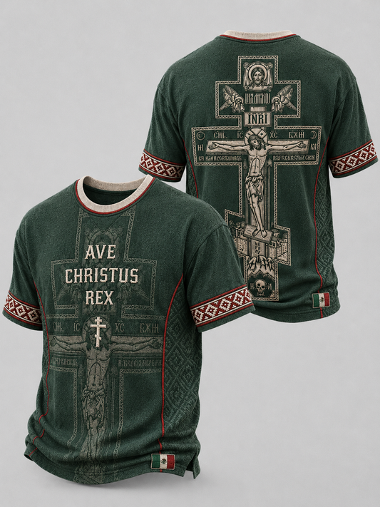 Men's Faith In Mexico Short Sleeves T-shirt