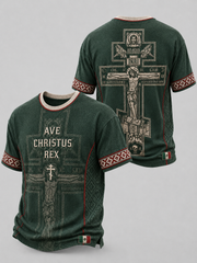 Men's Faith In Mexico Short Sleeves T-shirt