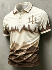 Men's Faith Print Casual Top