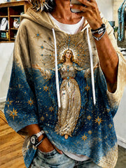 Women's Assumption of Mary Print Sweatshirt