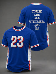 Men's Gift For Basketball Fans No.23 Print Casual Tee