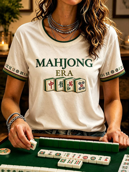 Women's Mahjong Casual T-Shirts