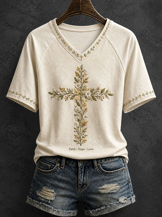 Women's Faith Hope Love T-shirt