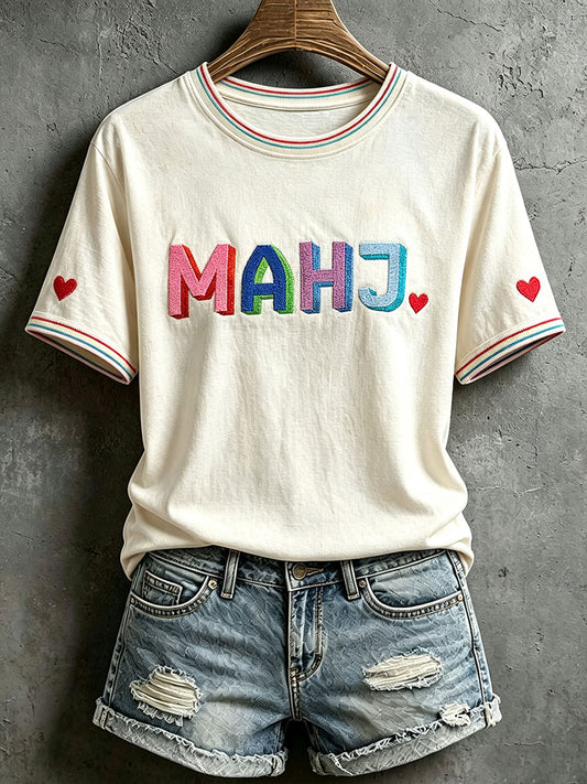 Women's Mahjong Casual T-Shirts