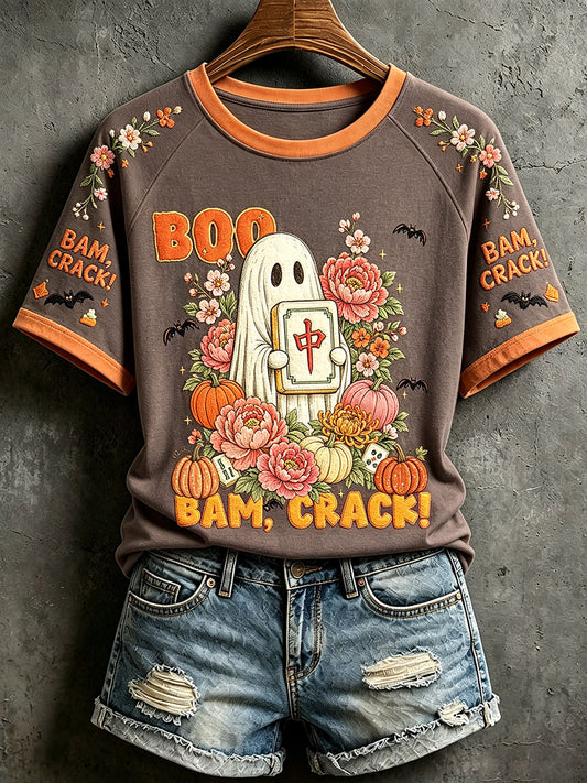Women’s 'bam, crack' Mahjong T-shirts
